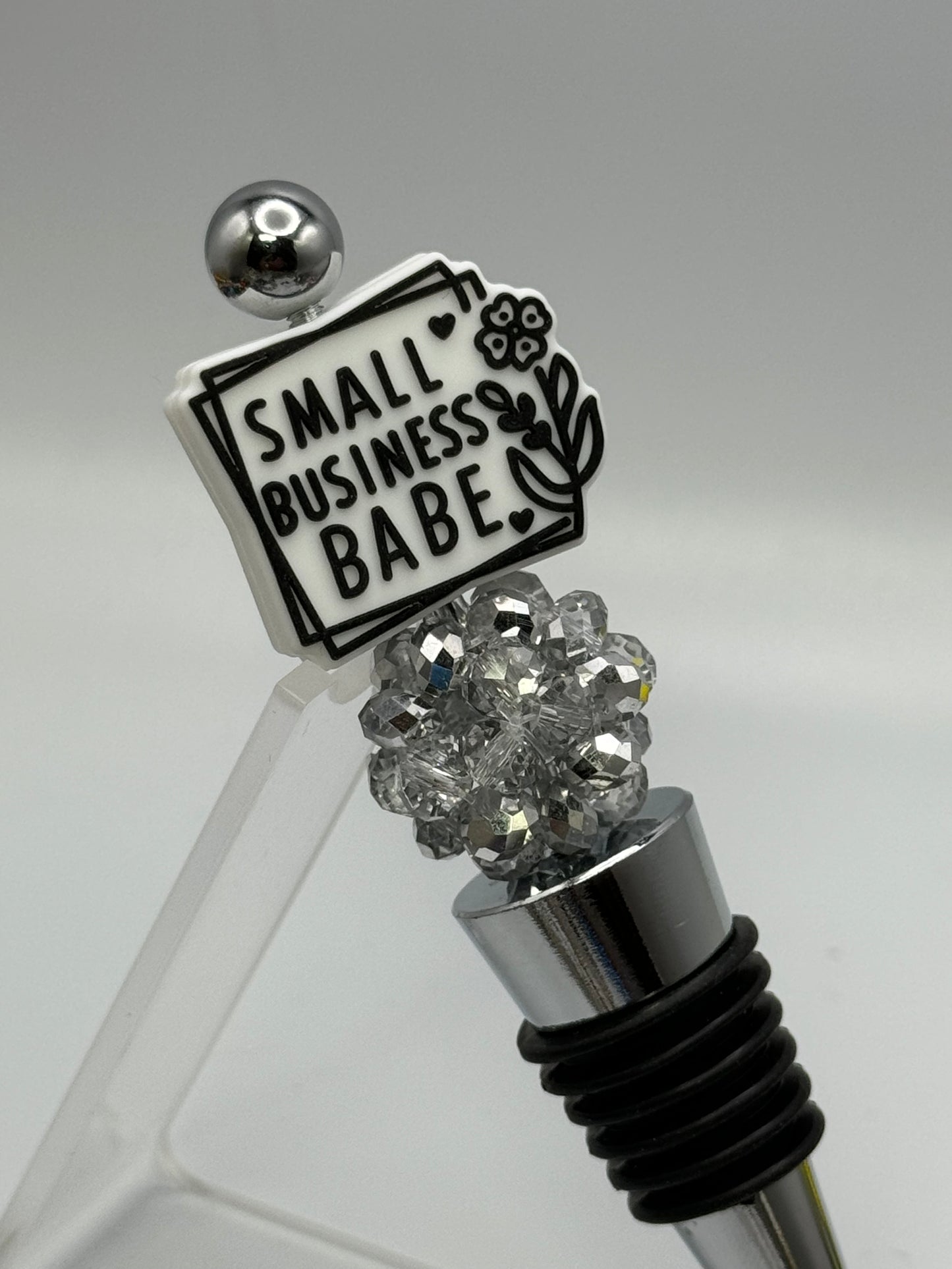 Bottle topper wine stopper - small biz