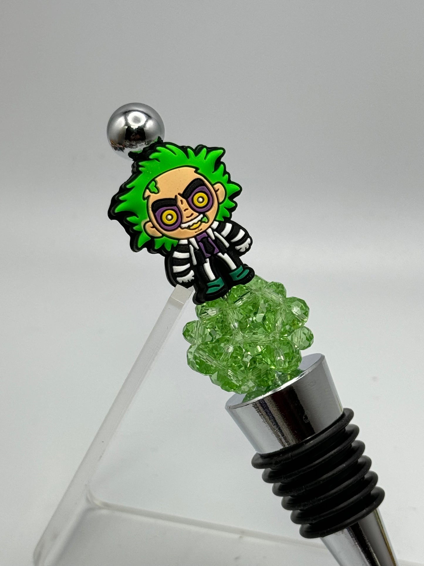 Bottle topper wine stopper - beetle juice