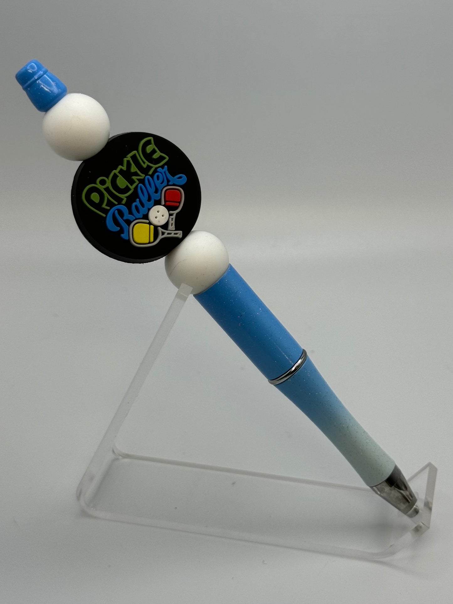 Beaded pen -pickle ball