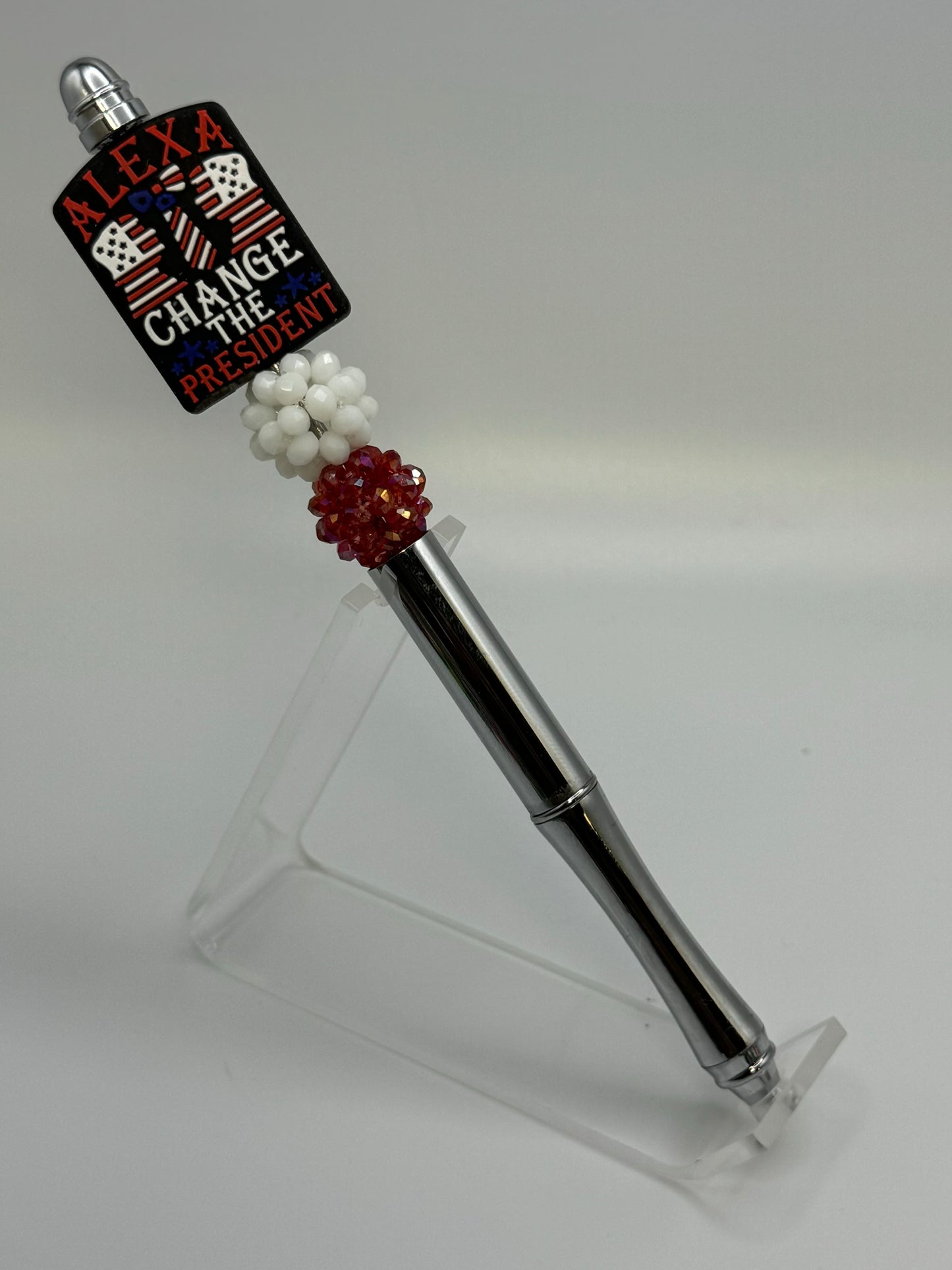 Beaded pen - change president