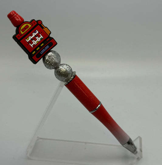 Beaded pen - slot machine