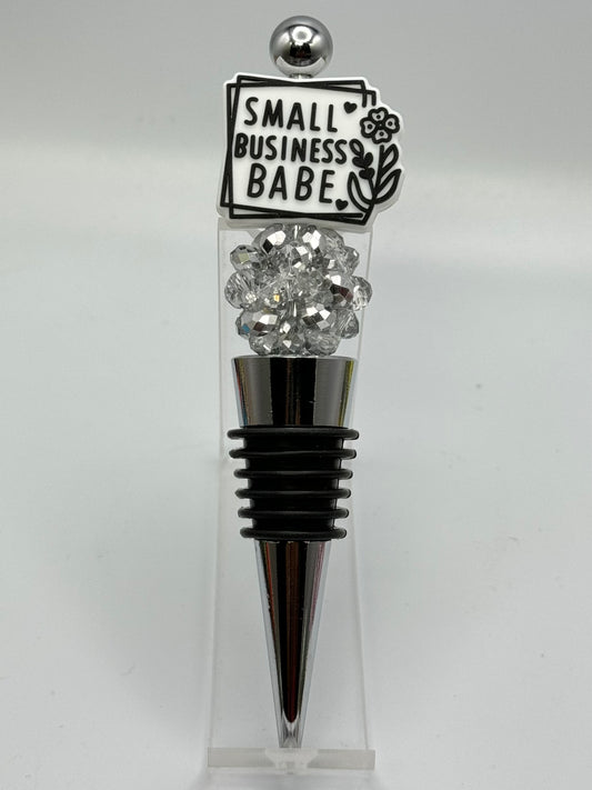 Bottle topper wine stopper - small biz