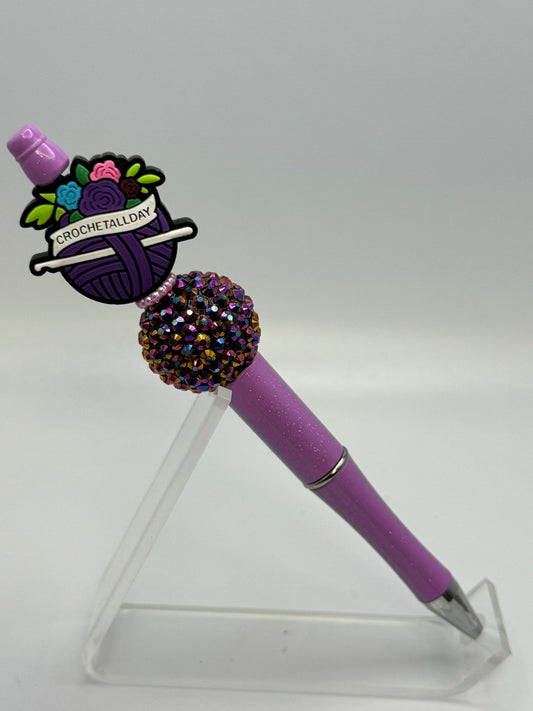 Beaded pen - crochet