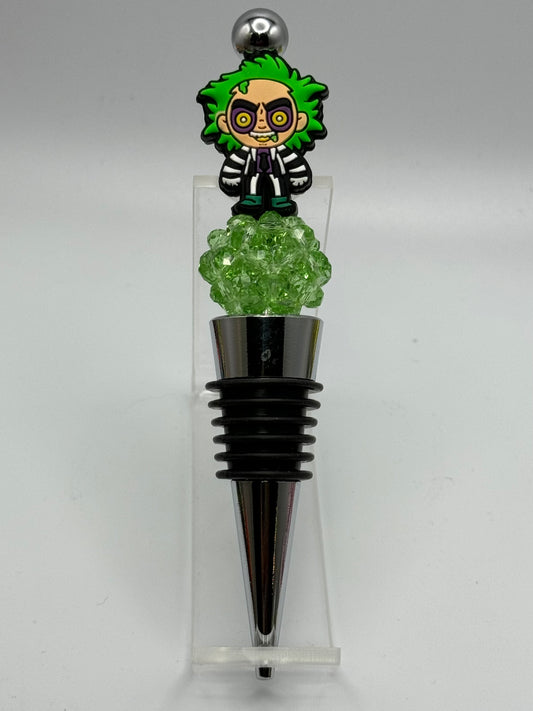 Bottle topper wine stopper - beetle juice